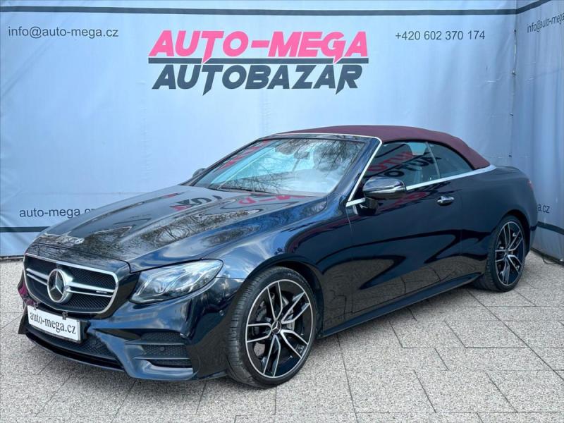 Mercedes-Benz Třídy E AMG-E53-4MATIC-ACC-HUD, kabriolet, černá, benzin, rv. 2019