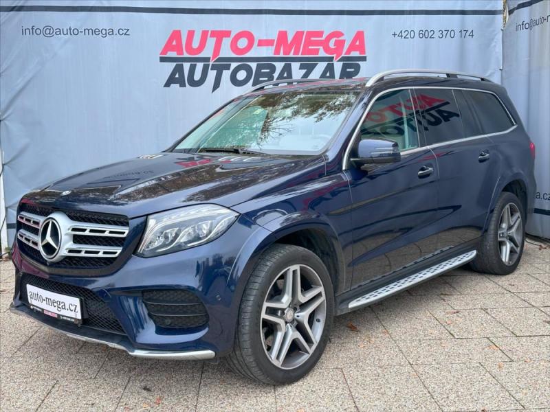 Mercedes-Benz GLS 350D 4MATIC-AMG-CZ-DPH, SUV, modrá, nafta, rv. 2017