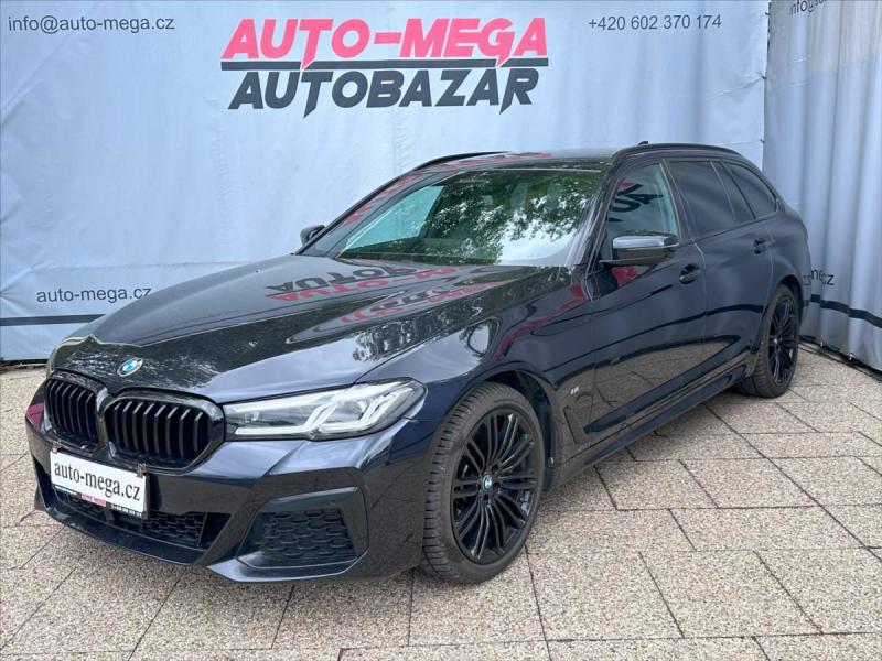 BMW Řada 5 3,0 540 XD 250kW-M PAKET, kombi, tmavě modrá, nafta, rv. 2021