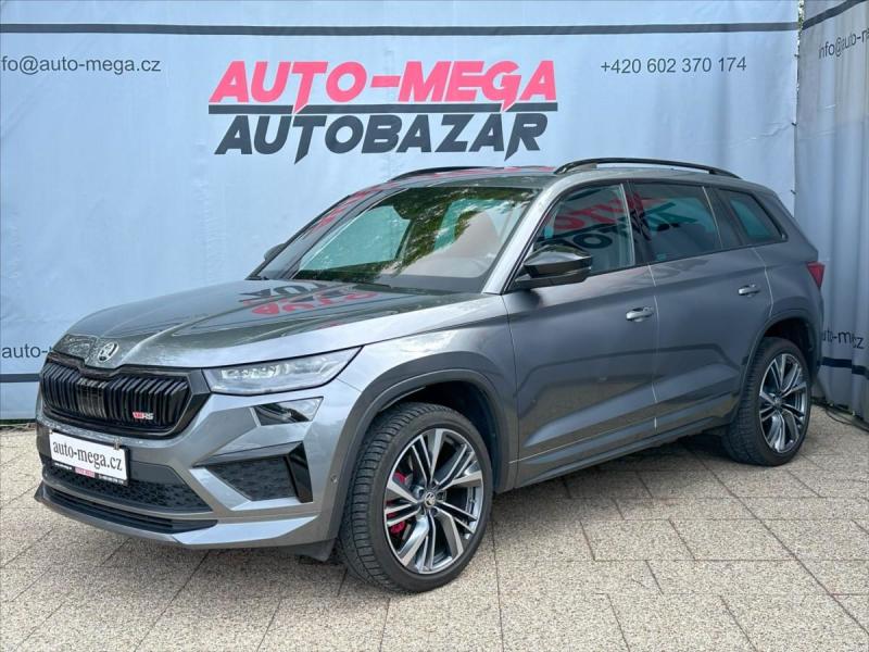Škoda Kodiaq 2,0 TSI 180 kW RS 4x4 DSG, kombi, světle šedá, benzin, rv. 2023