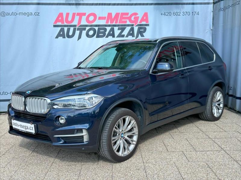BMW X5 3,0 D 190kW-xDRIVE ACC-360', kombi, modrá metalíza, nafta, rv. 2015