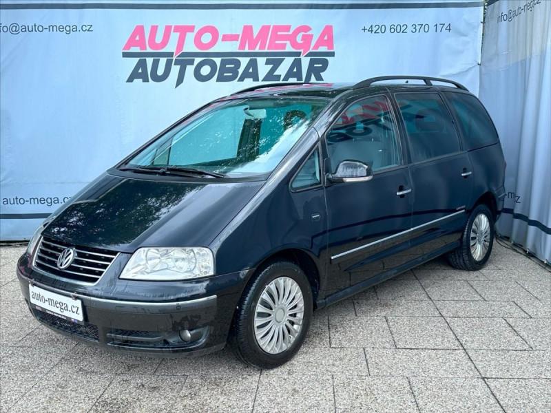 Volkswagen Sharan 1,9 85kW 7míst, automat, kombi, černá, nafta, rv. 2009