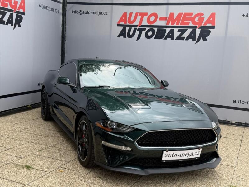 Ford Mustang 5,0 V8 357kW BULLITT-CZ-DPH!!, kupé, světle zelená, benzin, rv. 2020