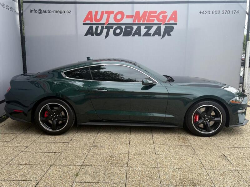 Ford Mustang 5,0 V8 357kW BULLITT-CZ-DPH!!, kupé, světle zelená, benzin, rv. 2020