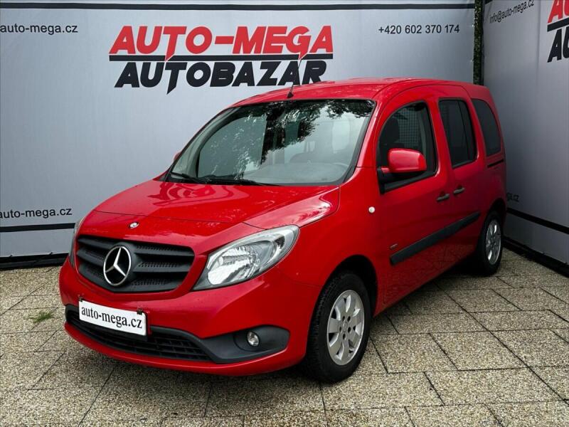 Mercedes-Benz Citan 1,5 CDi 81kW 1 majitel CZ-DPH!, kombi, červená, nafta, rv. 2016