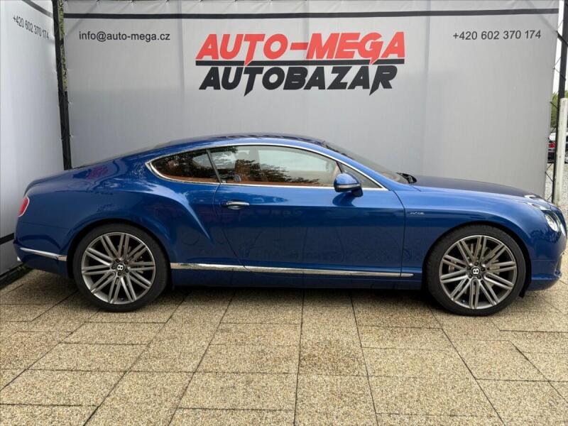 Bentley Continental GT 6,0 W12 GT 460KW-SPEED-4WD, kupé, modrá metalíza, benzin, rv. 2014