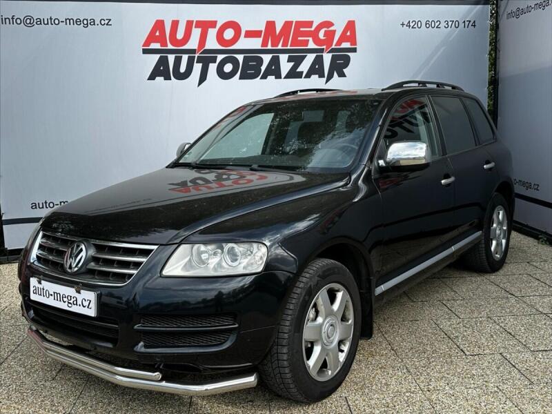Volkswagen Touareg 3,2 V6 177kW-4X4-LPG, SUV, černá, LPG, rv. 2005