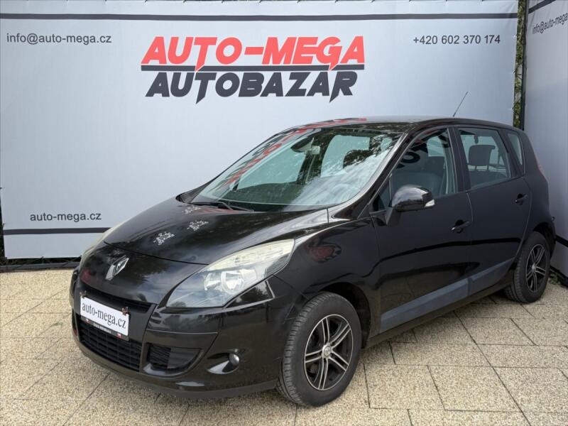 Renault Scénic 1,5 Dci 63kW-SERVISKA, kombi, černá, nafta, rv. 2010