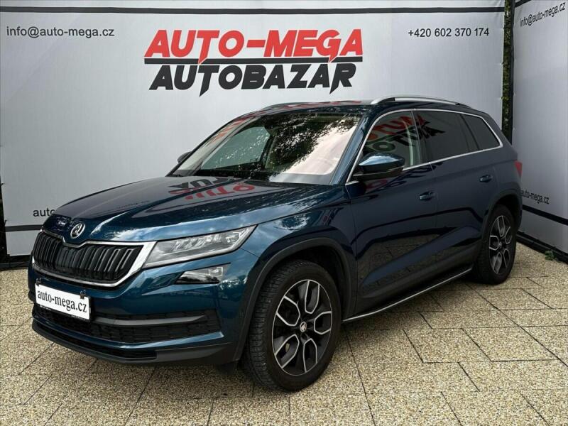Škoda Kodiaq 2,0 FSI 158kW-4x4-CZ-servis-vý, kombi, modrá, benzin, rv. 2016