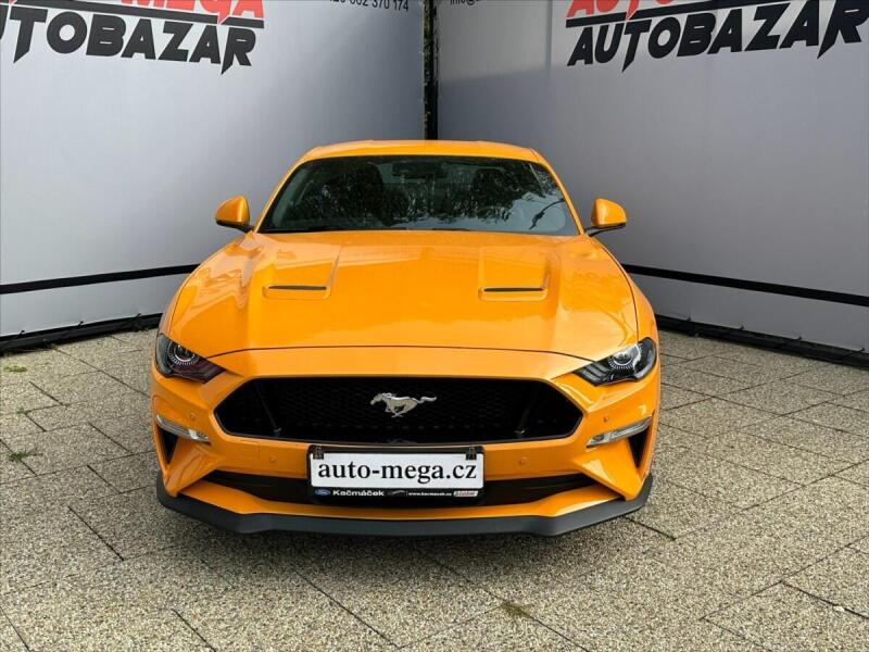 Ford Mustang 5,0 V8 331kW - CZ - AUTOMAT, kupé, oranžová, benzin, rv. 2019
