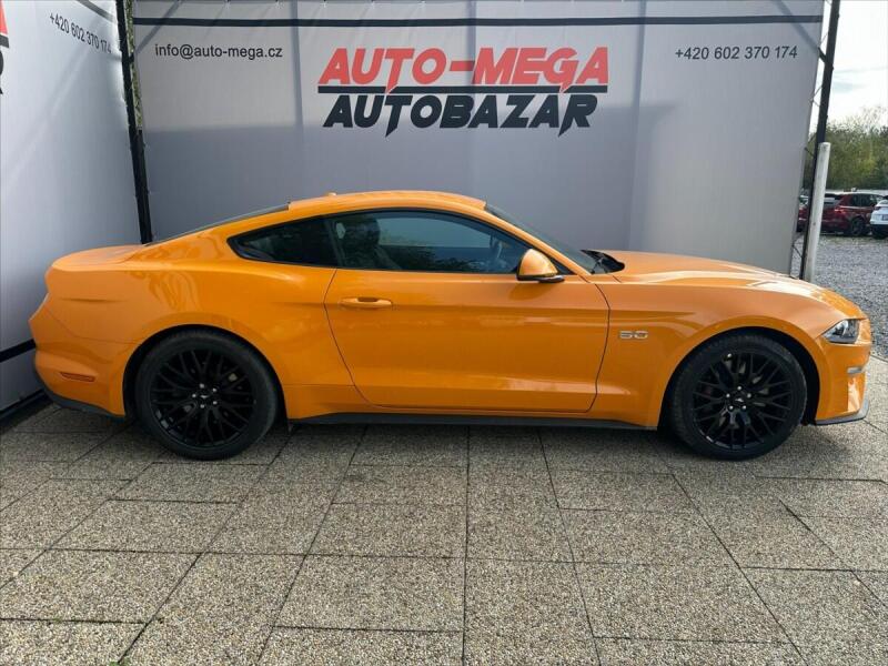 Ford Mustang 5,0 V8 331kW - CZ - AUTOMAT, kupé, oranžová, benzin, rv. 2019