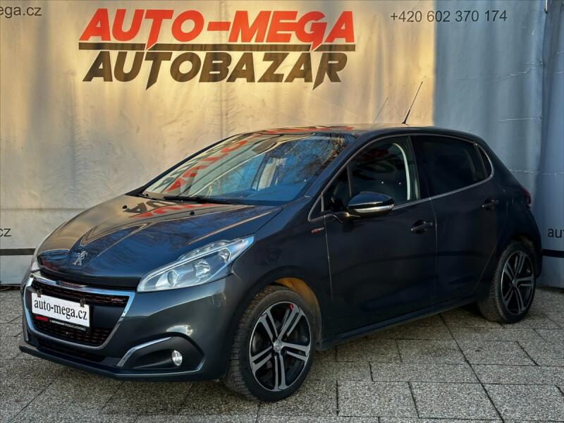 Peugeot 208 1,2 81kW GT Line, hatchback, světle šedá, benzin, rv. 2016